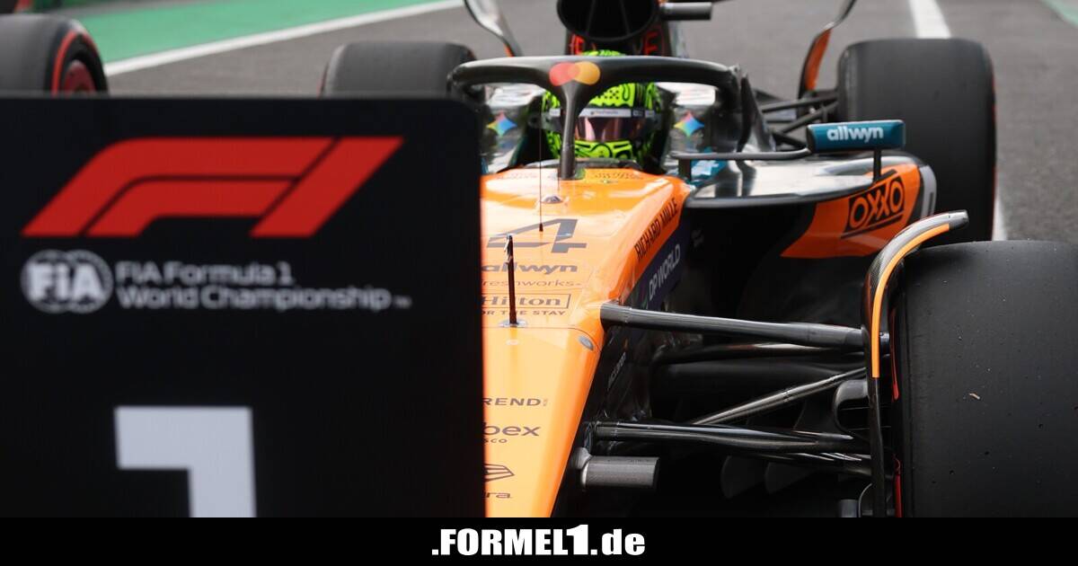 Norris auf der Pole, Verstappen bereits im Q1 raus!