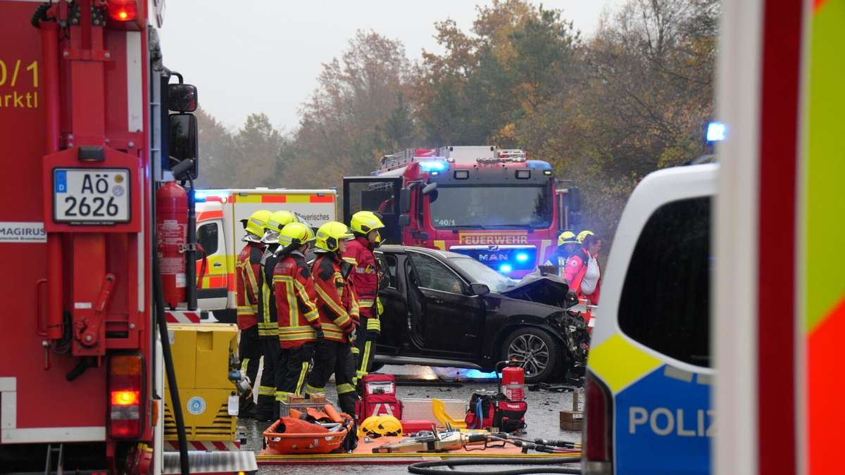 Schwerer Unfall mit mehreren Verletzten