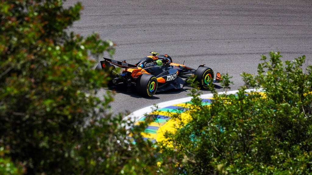 Formel 1 in Brasilien: Norris rast zur Sprint-Pole