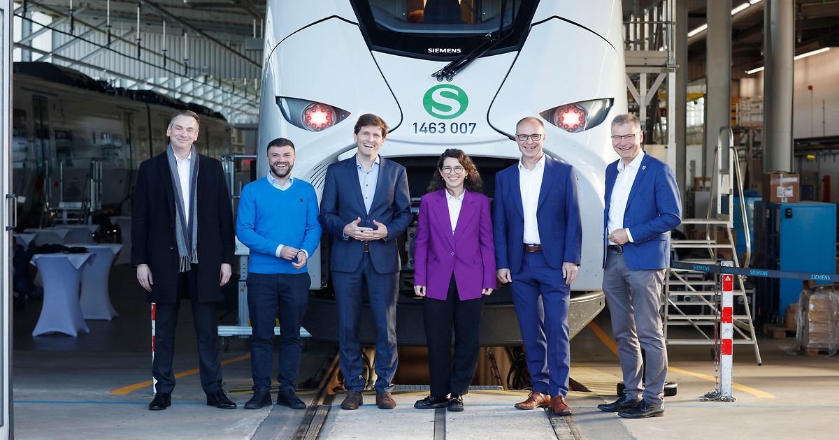 Siemens präsentiert innovative Zugflotten für die S-Bahn in Mitteldeutschland