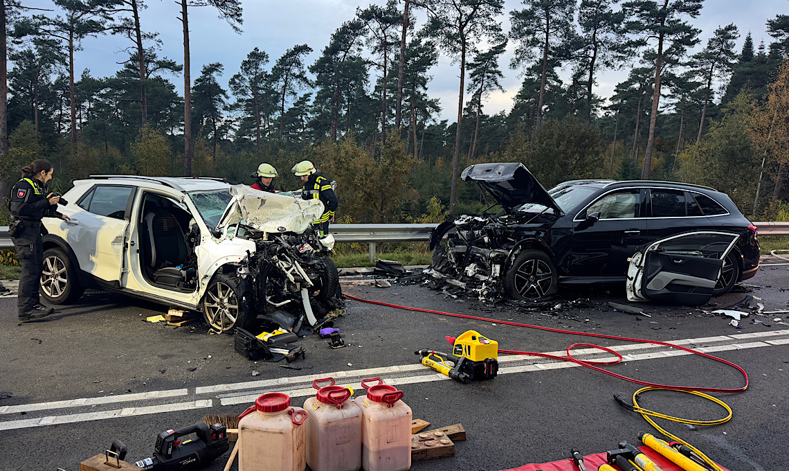 Lingen – Frontalzusammenstoß – tödlicher Unfall auf der B70