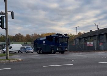 Rheinderby im Dunkeln: Wasserwerfer stehen im Borussia-Park