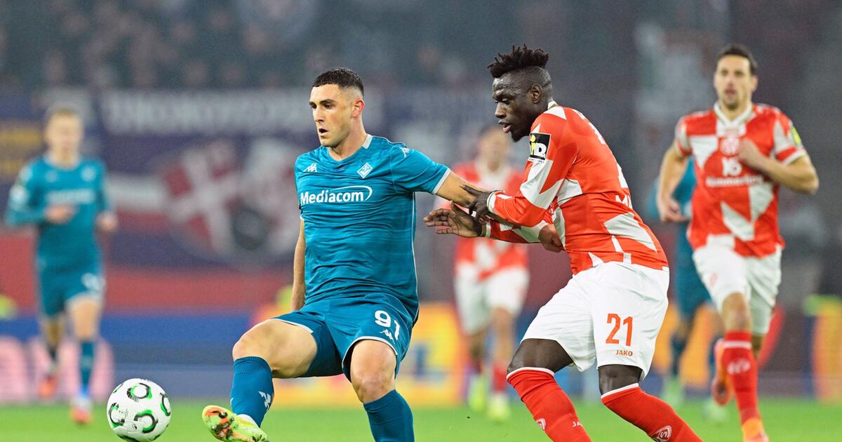 Mainz im Europapokal mit einem Last-Minute-Sieg gegen Florenz