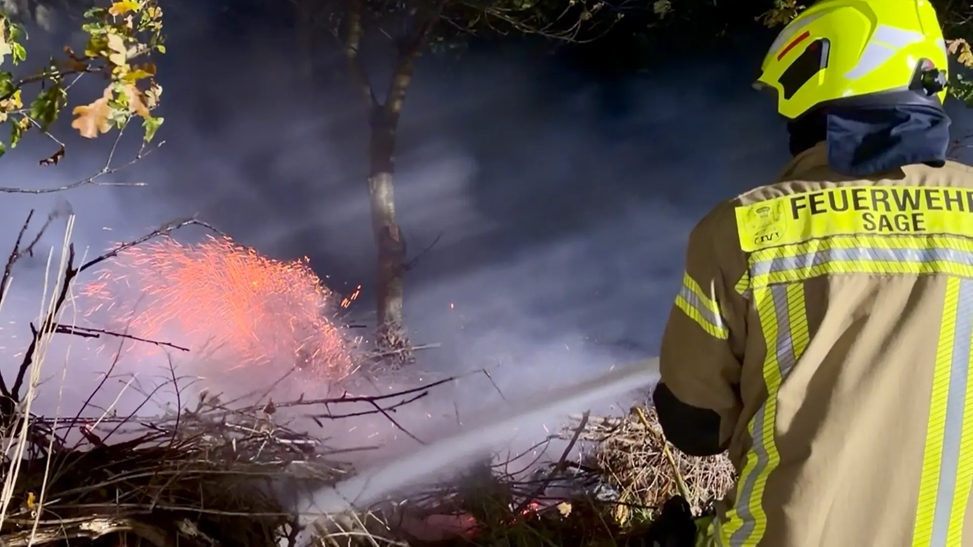Großenkneten: Elfjähriger entdeckt Brand und verhindert Schlimmeres