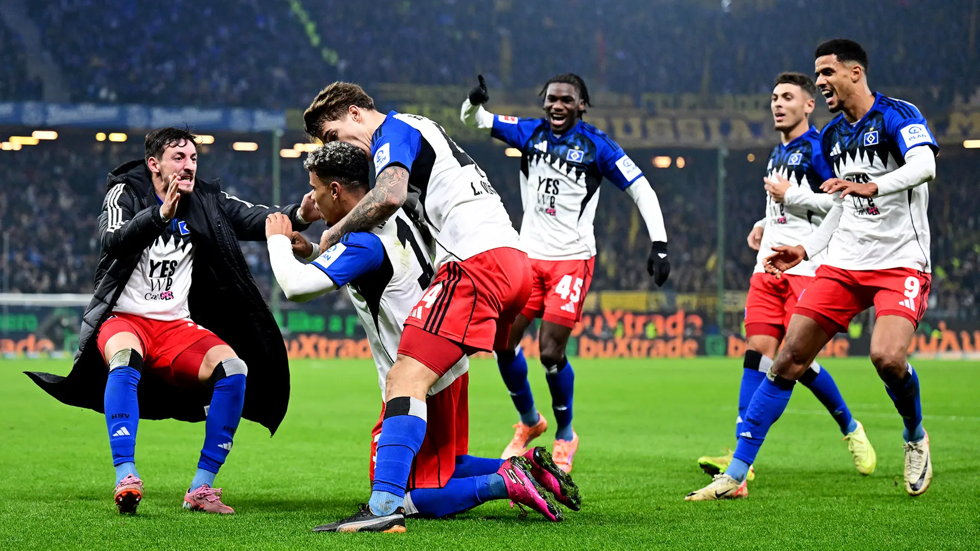 Bundesliga: Der HSV rettet in letzter Sekunde einen Punkt gegen Dortmund