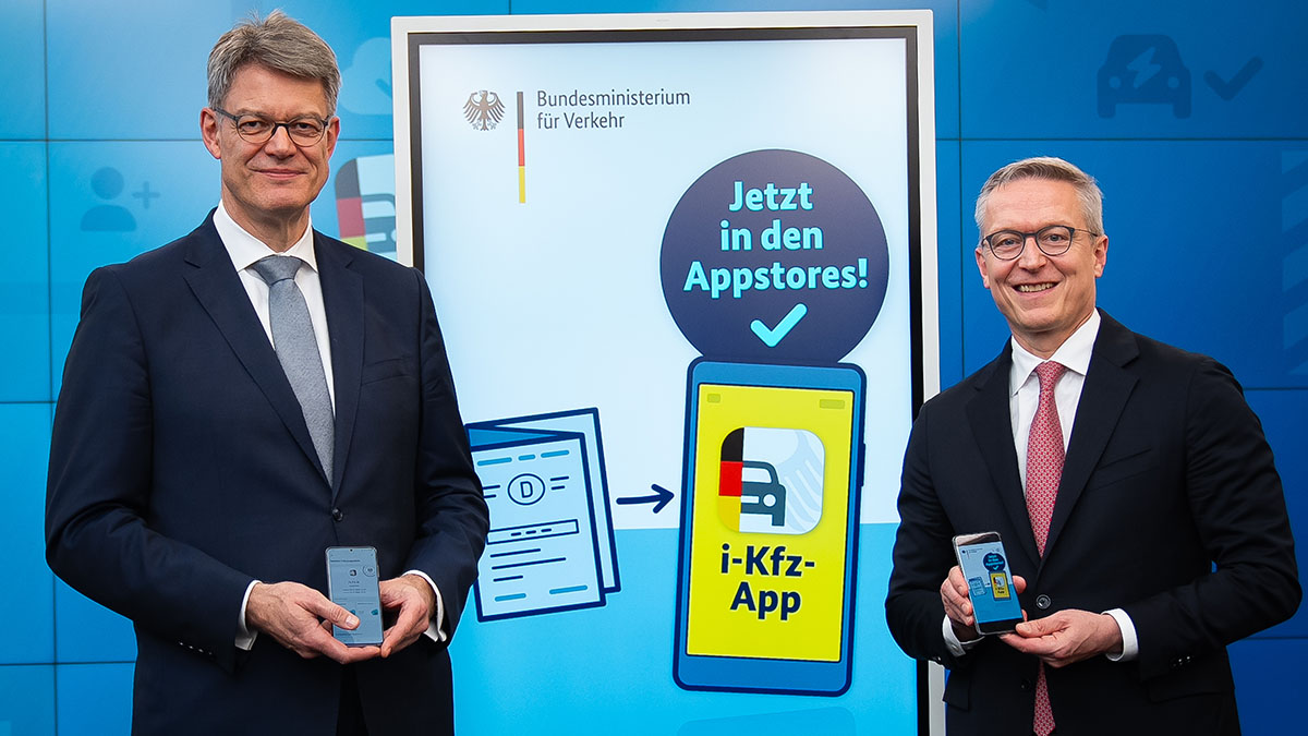 Neue i-kfz-App: Bundesregierung führt digitalen Fahrzeugschein ein