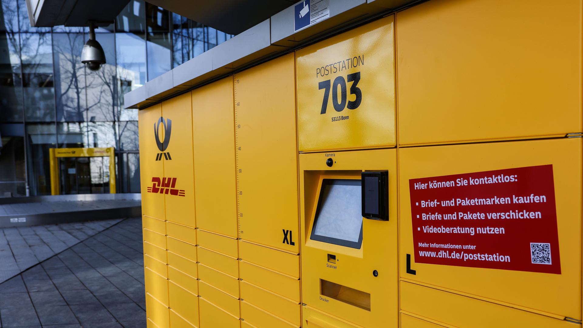 Automaten der Deutschen Post sollen Filialen ersetzen