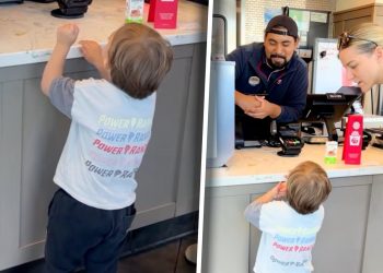 Beeindruckender Moment mit einem gehörlosen Jungen in Kalifornien