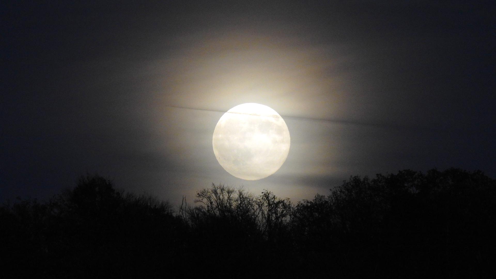 Hessen konzentrieren sich auf den Supermond – Bildergalerie | hessenschau.de